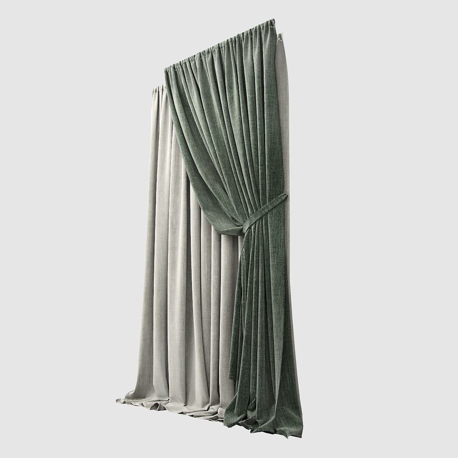curtain 3 in Furniture - product preview 1