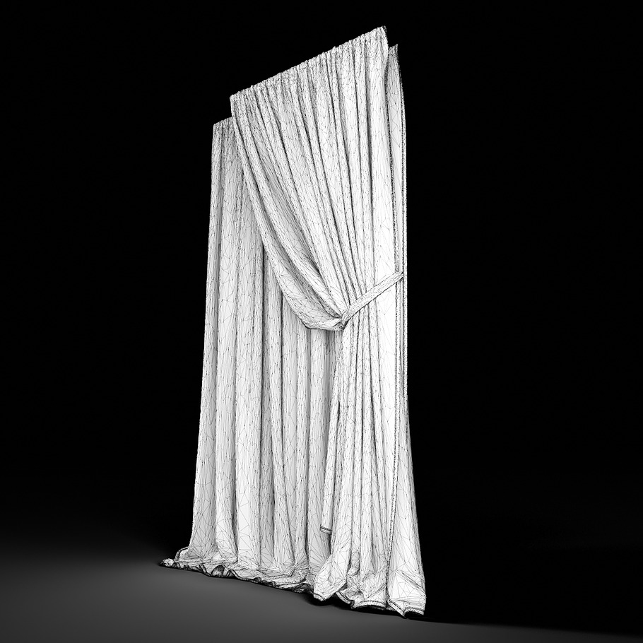 curtain 3 in Furniture - product preview 4