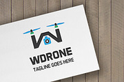 WDrone Letter W Logo