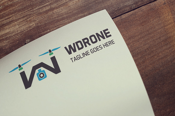 WDrone Letter W Logo in Logo Templates - product preview 1