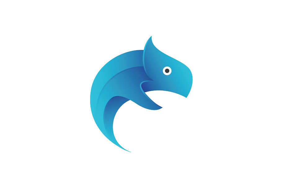 Blue Chameleon in Logo Templates - product preview 8