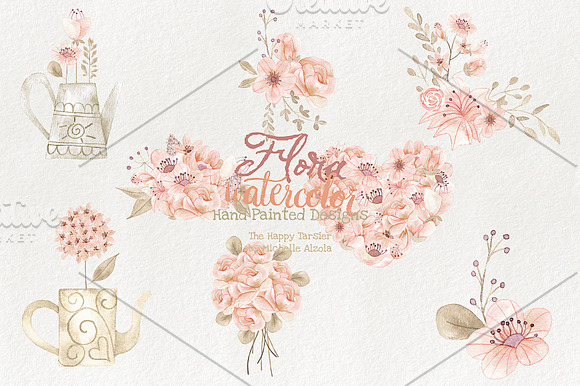 Watercolor Flora #028 in Illustrations - product preview 2