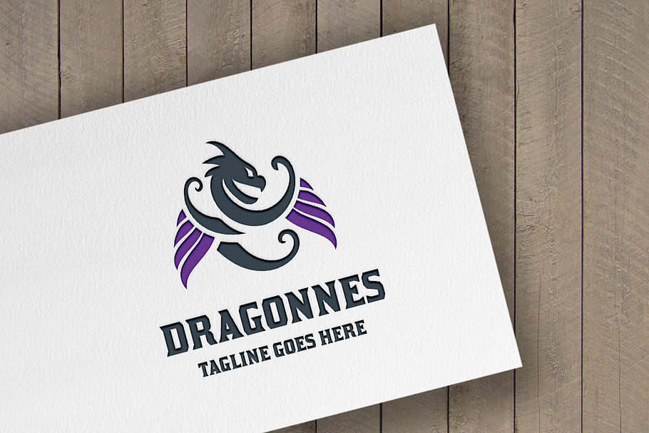 Dragonnes Logo in Logo Templates - product preview 8