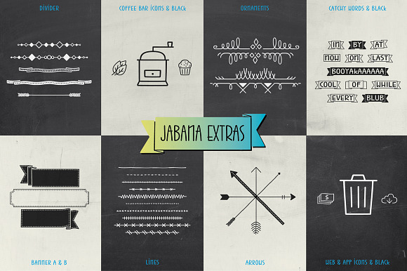 Jabana – 52 Fonts Bundle in Display Fonts - product preview 1