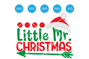 Little Mister Christmas SVG Cricut
