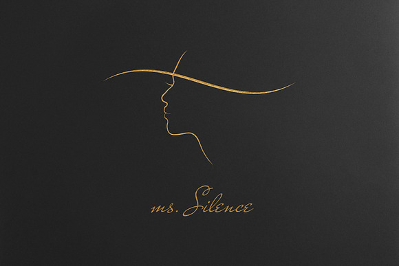 ms.Silence. Business Card Template in Business Card Templates - product preview 1