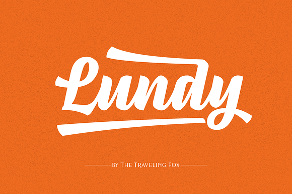Lundy Skate Type Font in Script Fonts - product preview 1