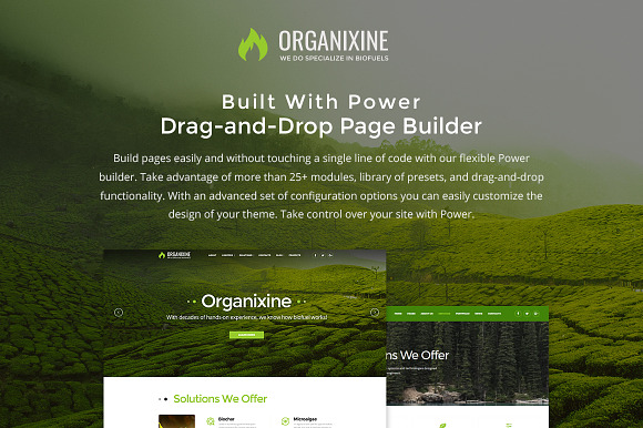 Biofuel Company WordPress Theme in WordPress Business Themes - product preview 1