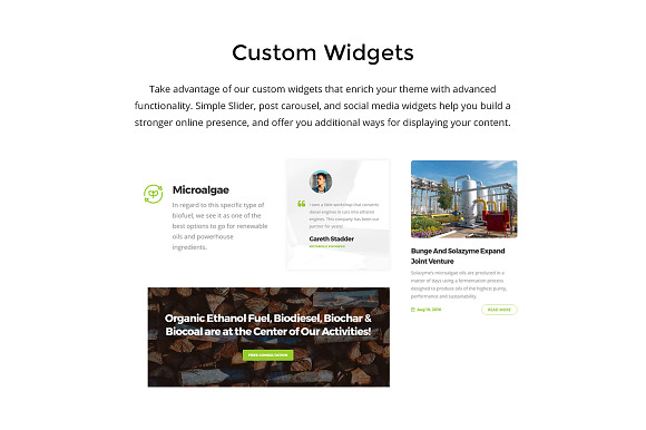 Biofuel Company WordPress Theme in WordPress Business Themes - product preview 4