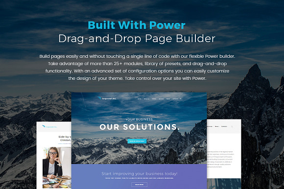 Corporate's Inc WordPress Theme in WordPress Business Themes - product preview 1