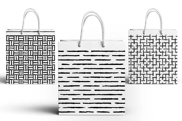 Hand drawn patterns. Lines in Patterns - product preview 2