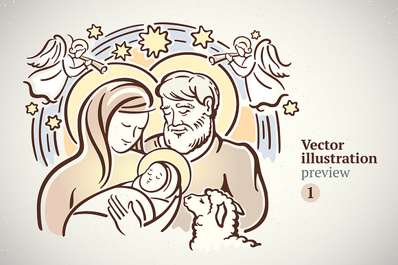 Nativity in Illustrations - product preview 1