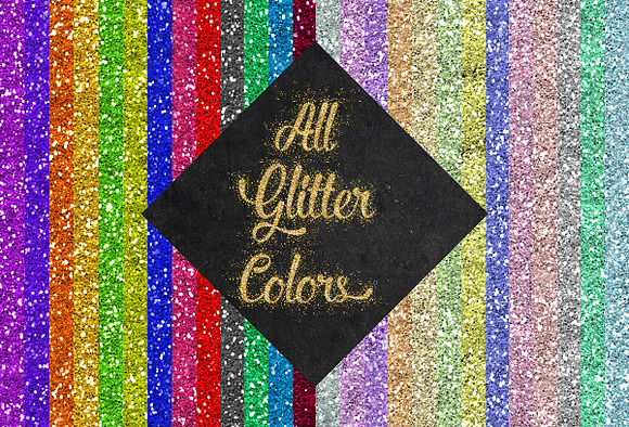 Glitter Stars Clipart in Graphics - product preview 1