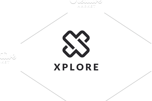 Xplore - Letter X Logo in Logo Templates - product preview 2