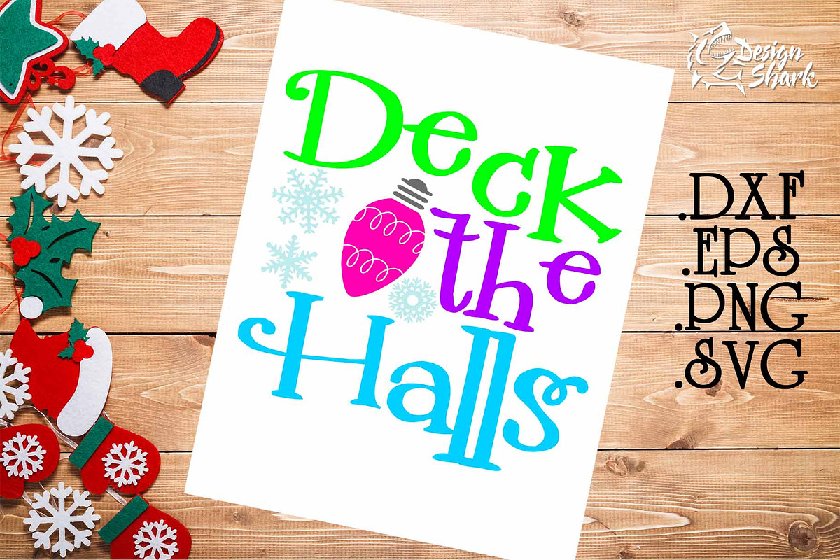 Deck the Halls SVG in Illustrations - product preview 8
