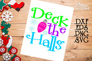 Deck the Halls SVG