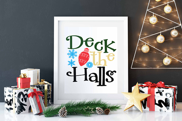 Deck the Halls SVG in Illustrations - product preview 2