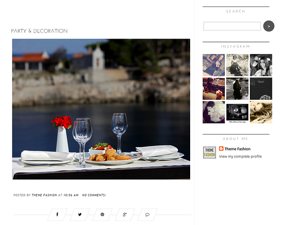 Blogger Template - 9th Street in Themes - product preview 1
