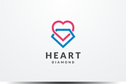Heart Diamond Logo