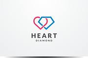 Heart Diamond Logo
