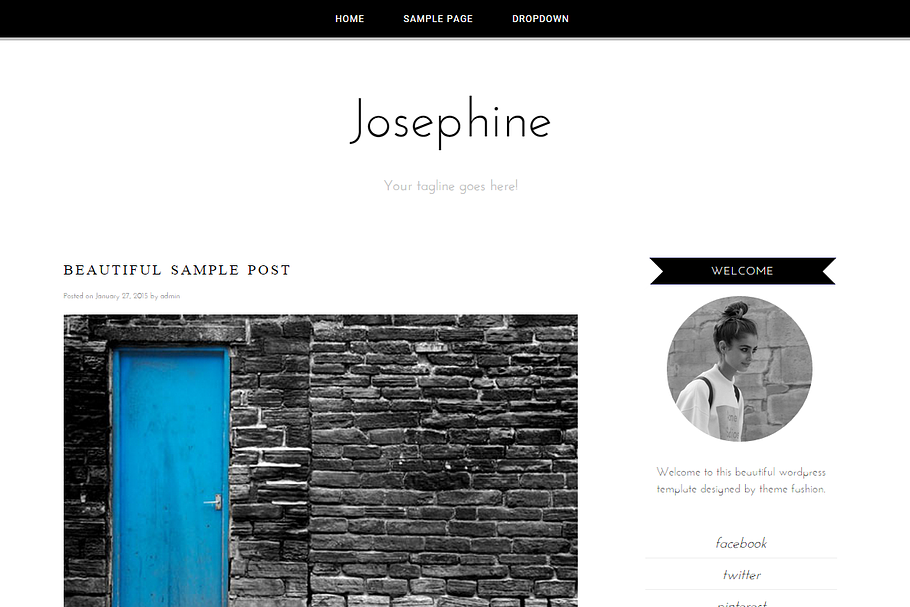 Wordpress Theme - Josephine in WordPress Blog Themes - product preview 8