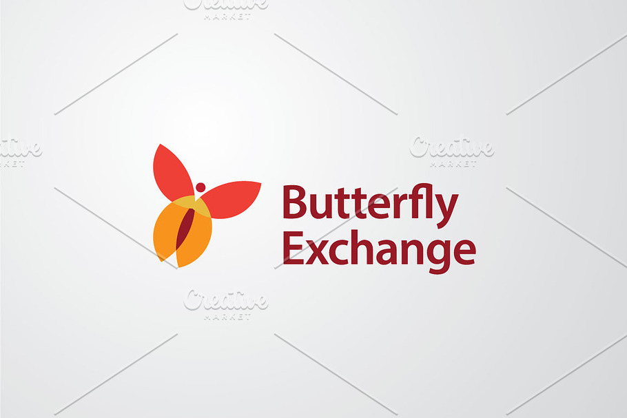 Butterfly Exchange | Vector Logo in Logo Templates - product preview 8