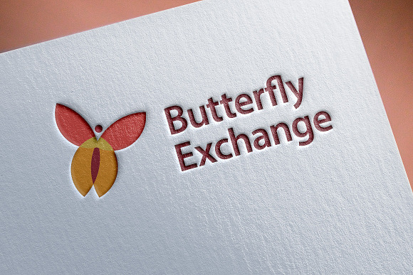 Butterfly Exchange | Vector Logo in Logo Templates - product preview 1