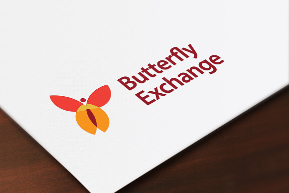 Butterfly Exchange | Vector Logo in Logo Templates - product preview 2