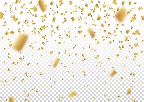 Confetti, glitters. Vector+JPG+PNG. in Graphics - product preview 2