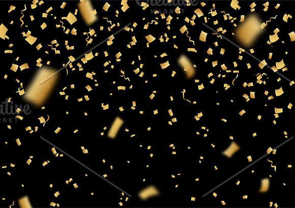 Confetti, glitters. Vector+JPG+PNG. in Graphics - product preview 3