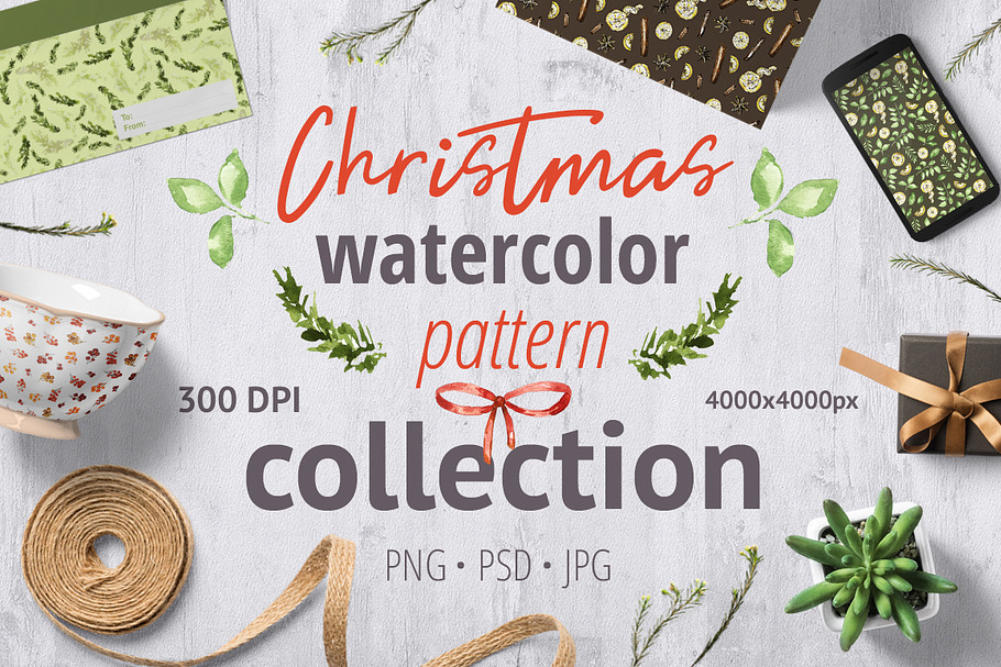 Christmas pattern collection in Patterns - product preview 8