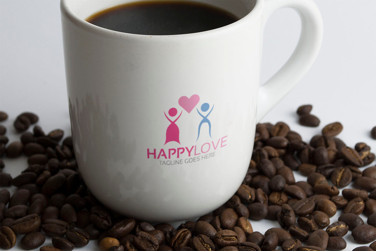 Happy Love Logo in Logo Templates - product preview 8
