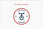 20 Simple Badges