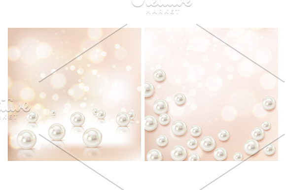 Pearl Realistic Set in Illustrations - product preview 2