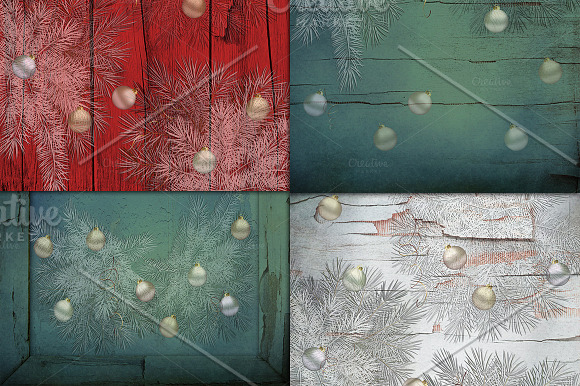 Christmas paper in red and green in Textures - product preview 2
