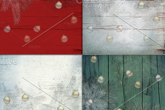 Christmas paper in red and green in Textures - product preview 3