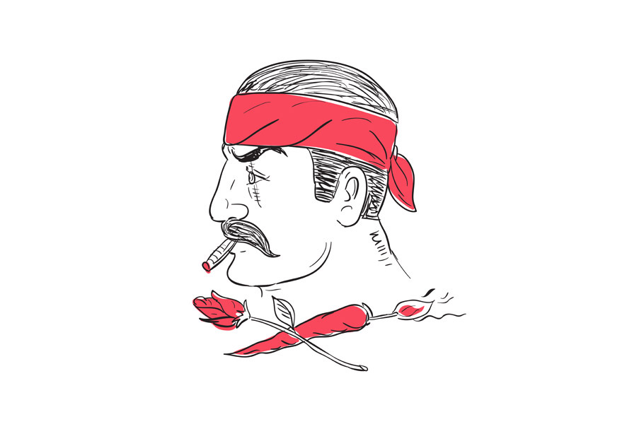 Mexican Guy Cigar Hot Chili Rose Dra