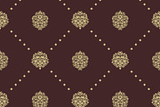 Royal baroque seamless pattern