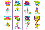 -70% Off Best Sale and Price Vector Illustration