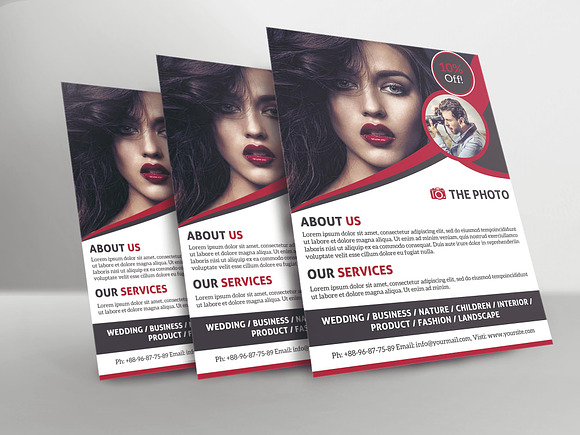 Photography Flyer in Flyer Templates - product preview 2