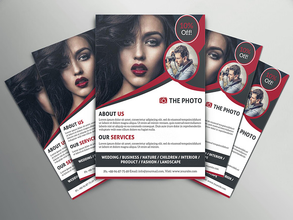 Photography Flyer in Flyer Templates - product preview 3