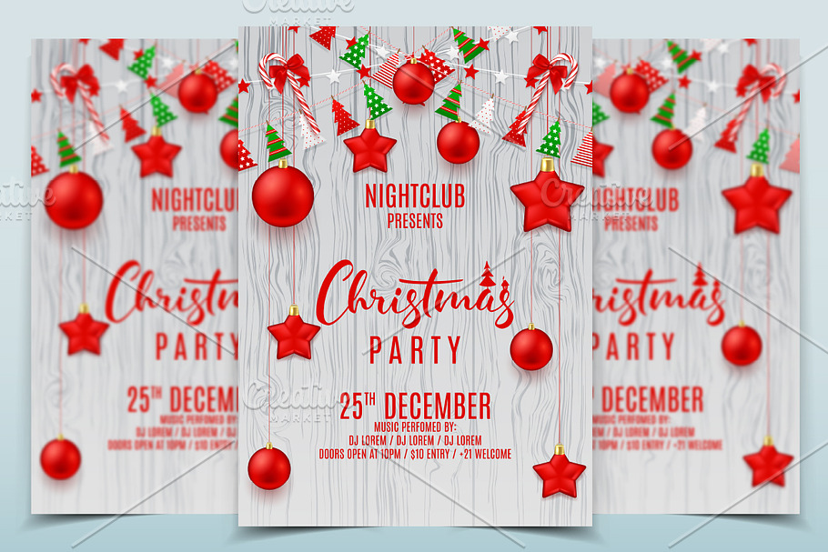 Festive Flyer for Christmas Party in Flyer Templates - product preview 8