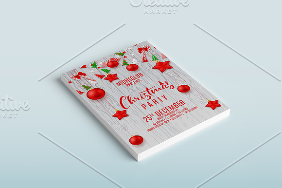 Festive Flyer for Christmas Party in Flyer Templates - product preview 2