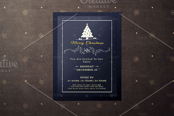 Christmas Party Flyer -V682 in Flyer Templates - product preview 4