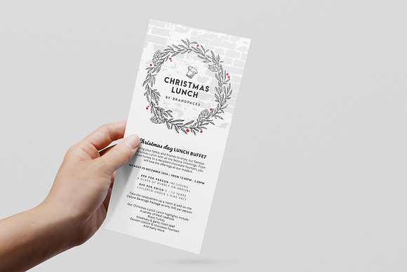 Christmas Menu Templates in Flyer Templates - product preview 2