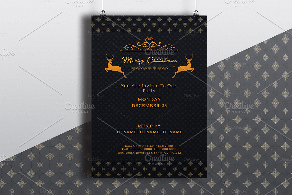 Christmas Party Flyer - V683 in Flyer Templates - product preview 8