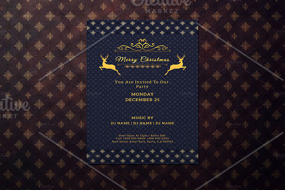 Christmas Party Flyer - V683 in Flyer Templates - product preview 3