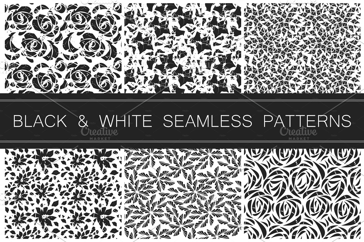 6 Black and white patterns in Patterns - product preview 8