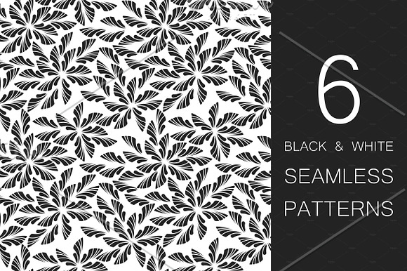 6 Black and white patterns in Patterns - product preview 5