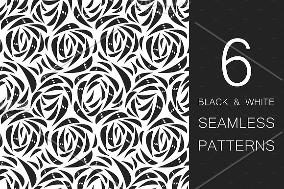 6 Black and white patterns in Patterns - product preview 6